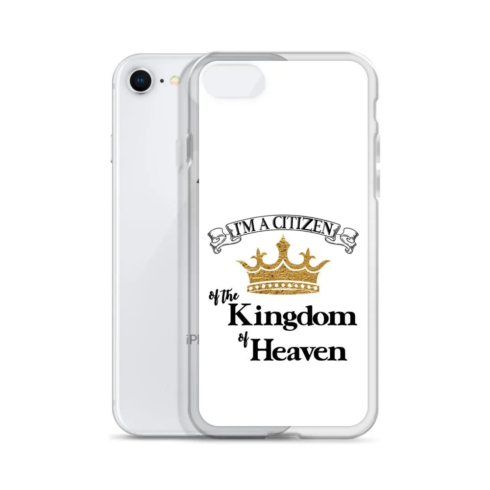 I'm a Citizen, iPhone White Case - iPhone SE thru iPhone 14 Pro Max, Black-Design