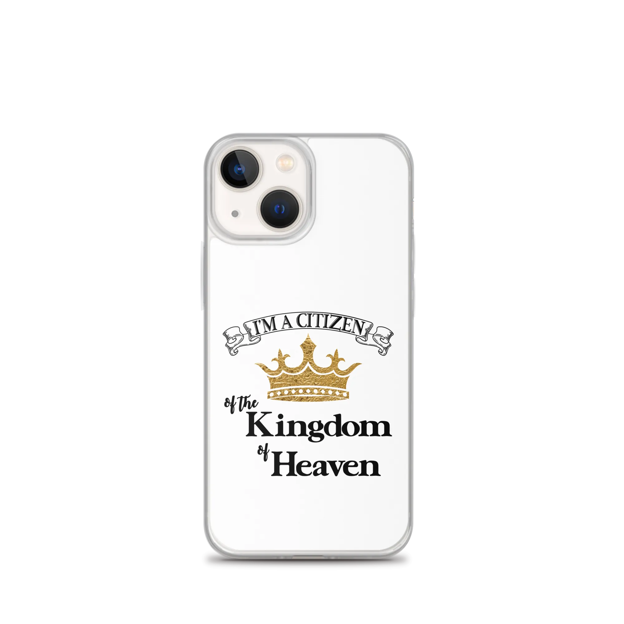 I'm a Citizen, iPhone White Case - iPhone SE thru iPhone 14 Pro Max, Black-Design