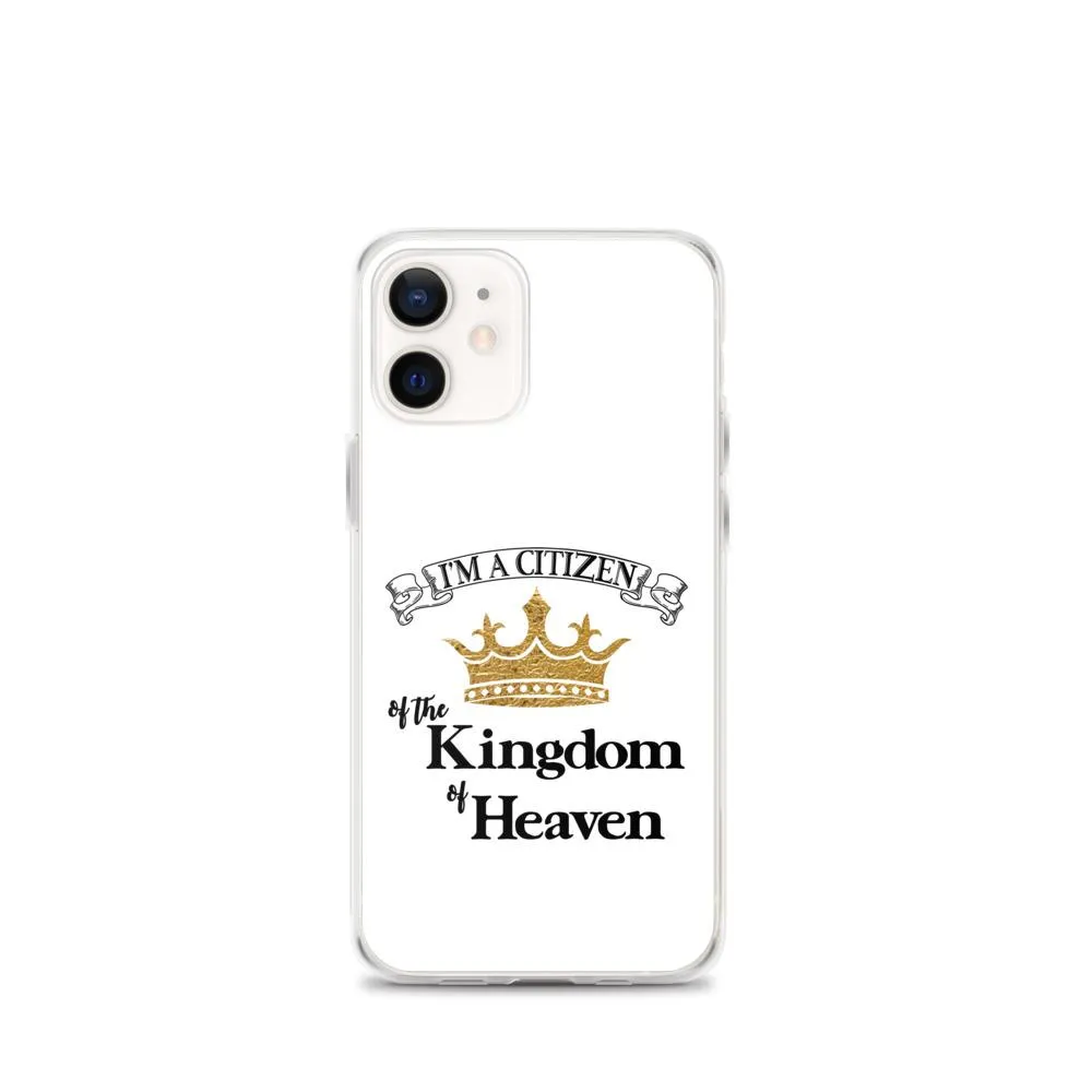 I'm a Citizen, iPhone White Case - iPhone SE thru iPhone 14 Pro Max, Black-Design