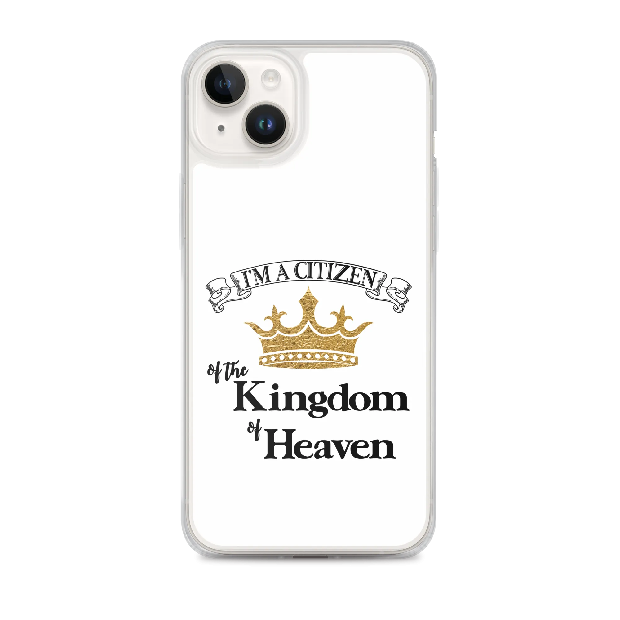 I'm a Citizen, iPhone White Case - iPhone SE thru iPhone 14 Pro Max, Black-Design