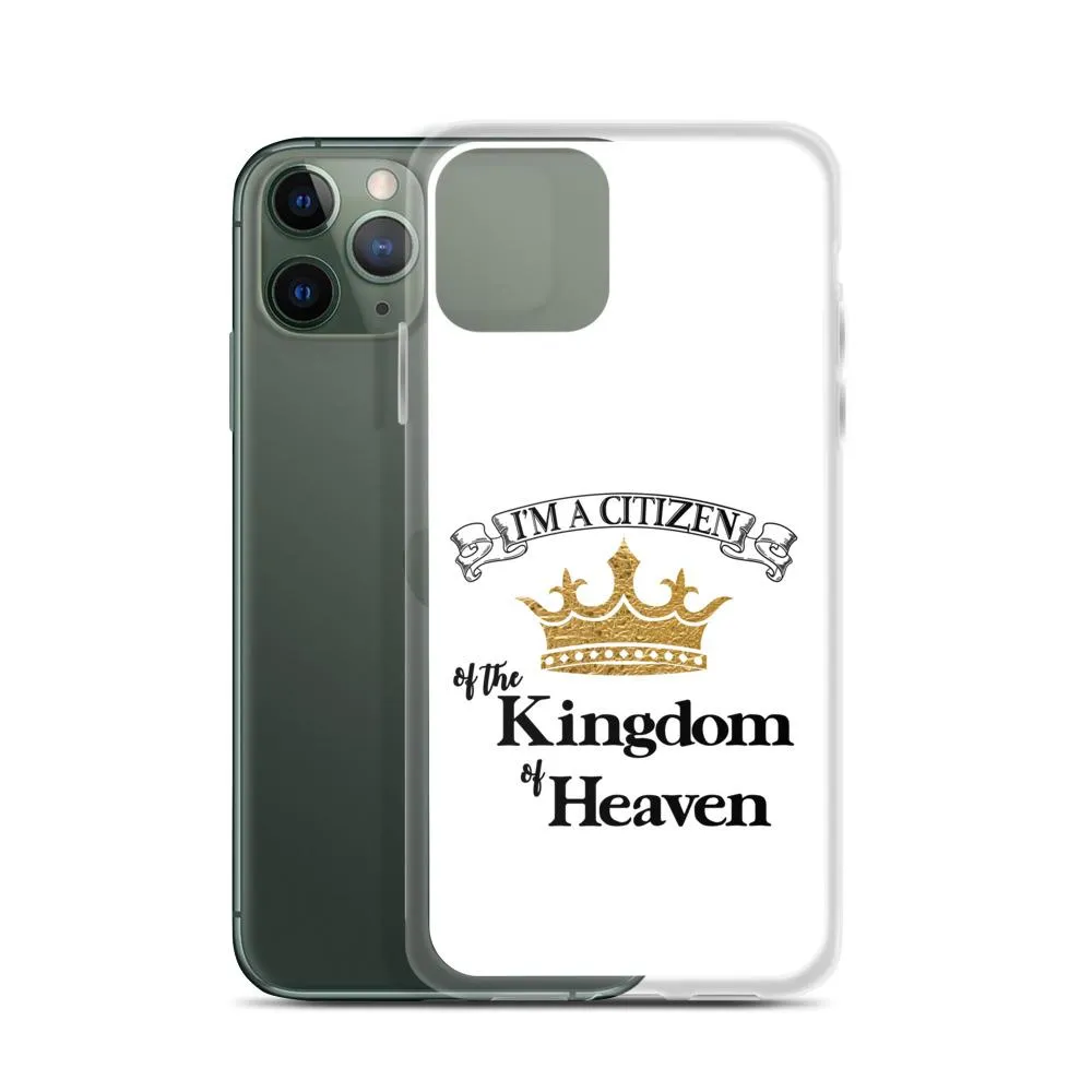 I'm a Citizen, iPhone White Case - iPhone SE thru iPhone 14 Pro Max, Black-Design