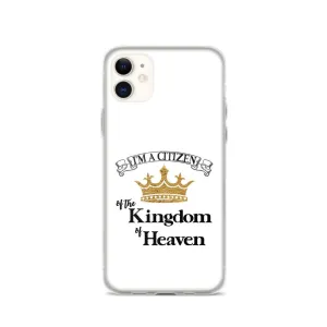 I'm a Citizen, iPhone White Case - iPhone SE thru iPhone 14 Pro Max, Black-Design