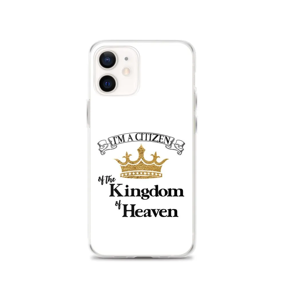 I'm a Citizen, iPhone White Case - iPhone SE thru iPhone 14 Pro Max, Black-Design