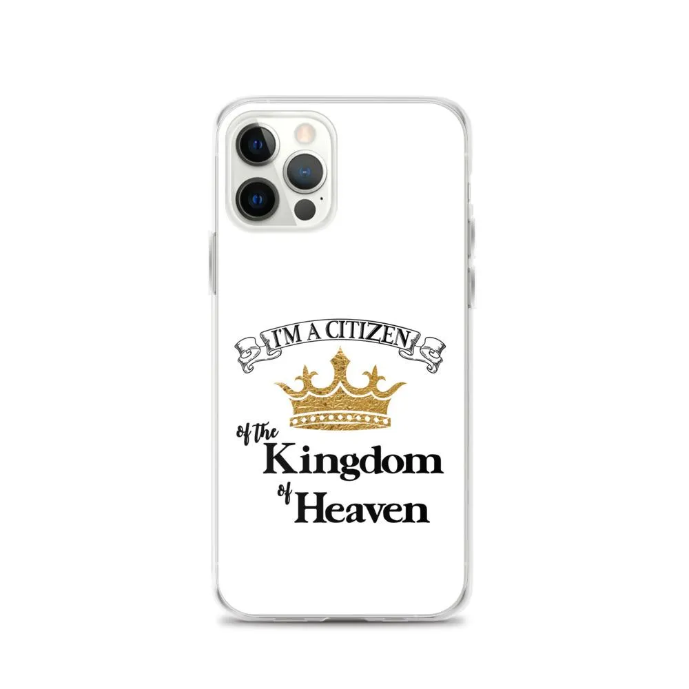 I'm a Citizen, iPhone White Case - iPhone SE thru iPhone 14 Pro Max, Black-Design