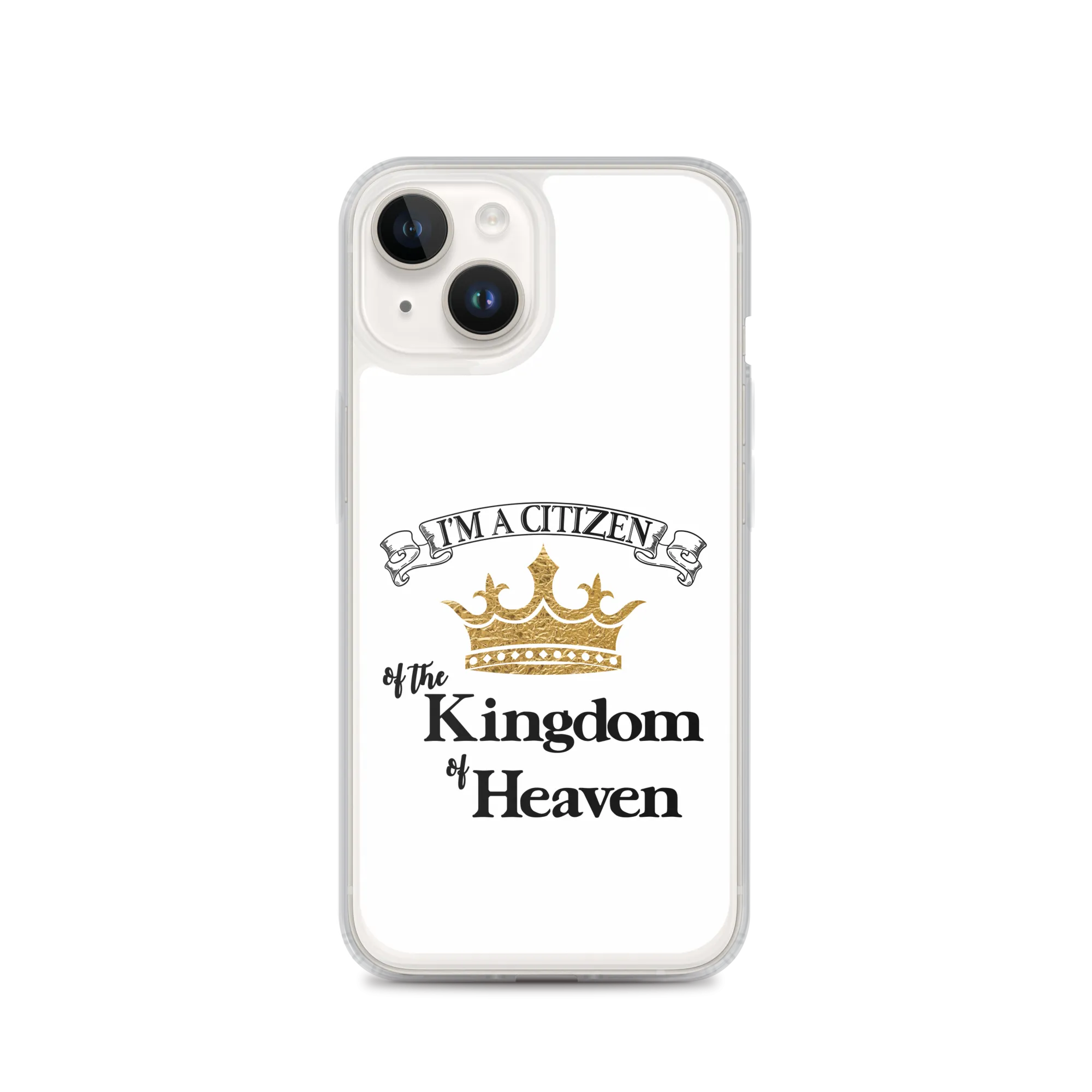 I'm a Citizen, iPhone White Case - iPhone SE thru iPhone 14 Pro Max, Black-Design