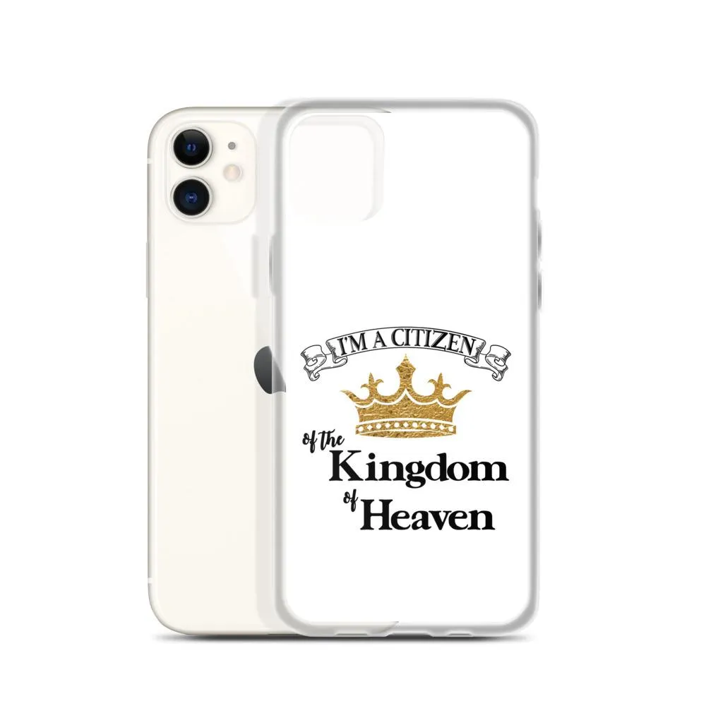 I'm a Citizen, iPhone White Case - iPhone SE thru iPhone 14 Pro Max, Black-Design