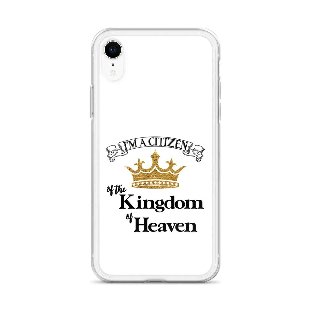 I'm a Citizen, iPhone White Case - iPhone SE thru iPhone 14 Pro Max, Black-Design
