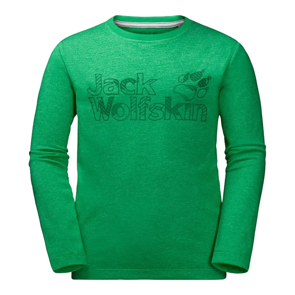 Jack Wolfskin Boys Long Sleeve Cotton Tee