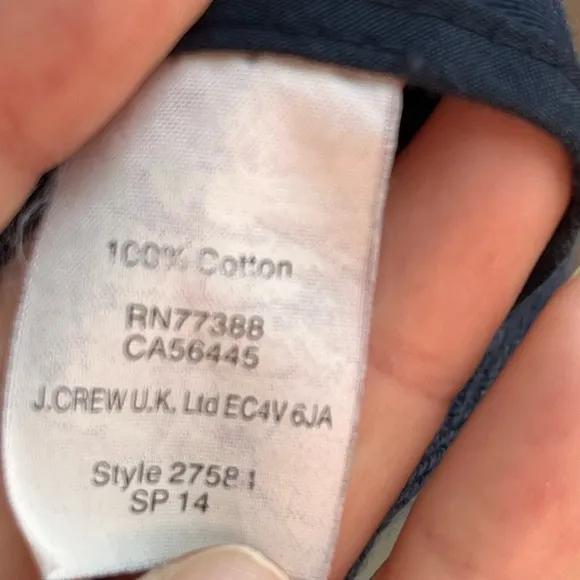 J.crew replaced boyfriend field jacket navy blue size medium