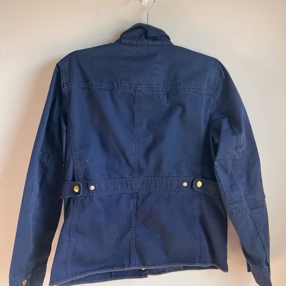 J.crew replaced boyfriend field jacket navy blue size medium