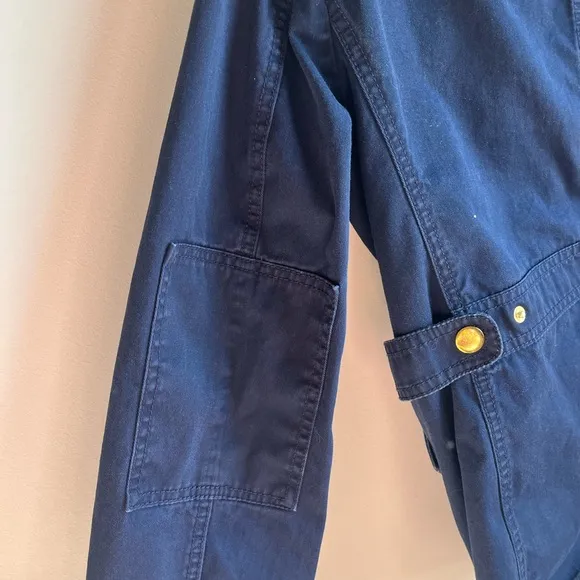 J.crew replaced boyfriend field jacket navy blue size medium