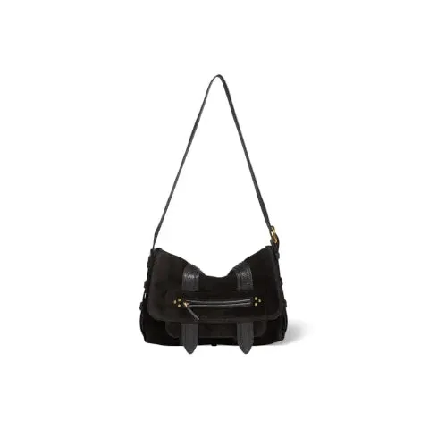 Jerome Dreyfuss Joe S Crossbody in Black Suede