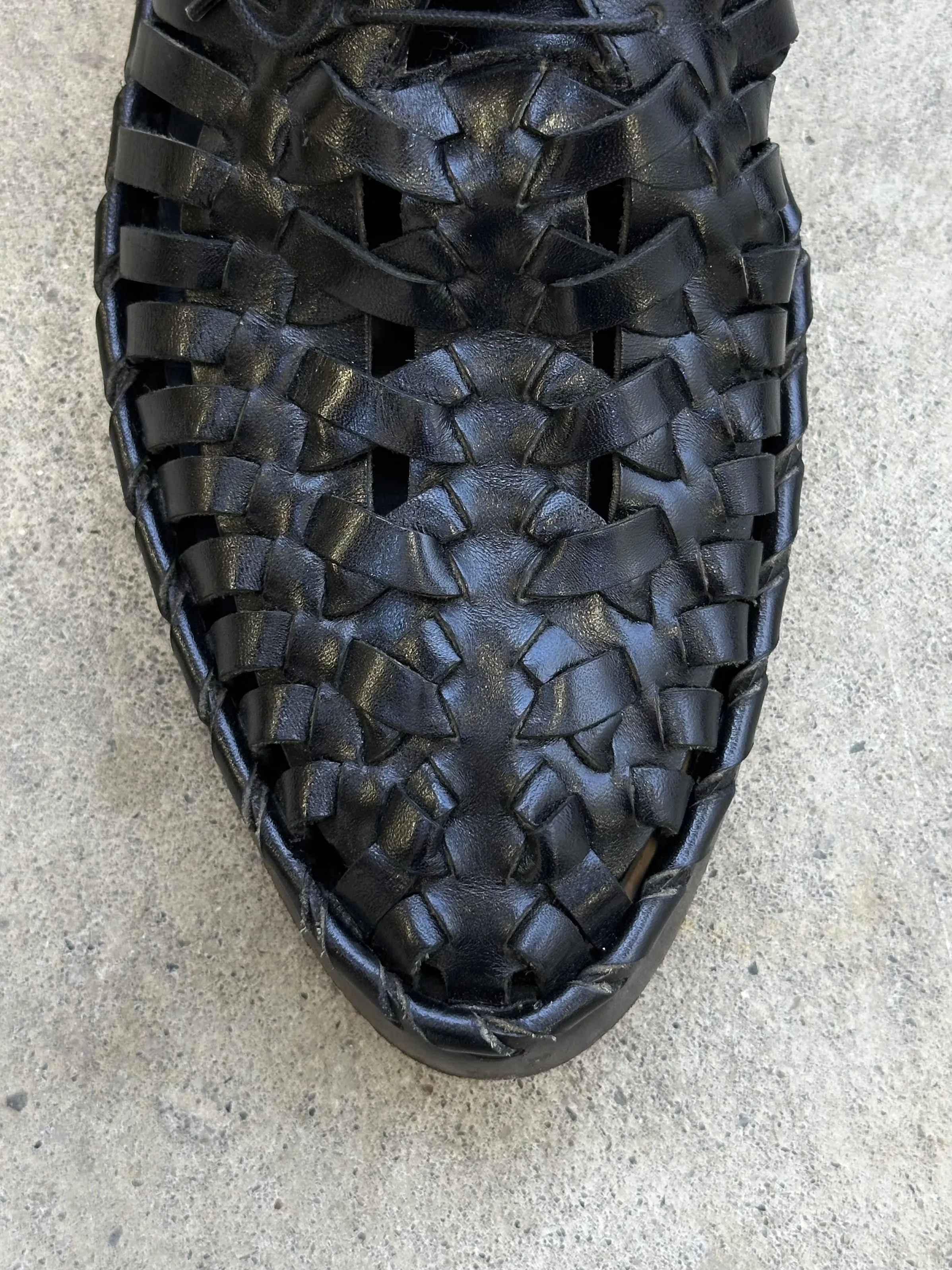 Jil Sander Leather Woven Oxfords