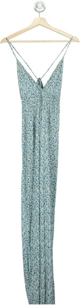 Joie Blue Floral Maxi Dress UK M