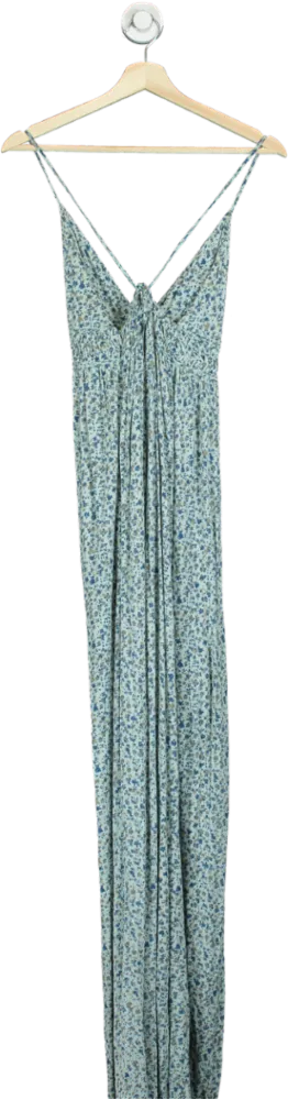 Joie Blue Floral Maxi Dress UK M