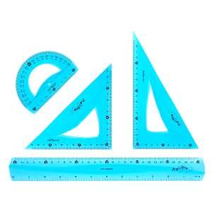 Keyroad Flexible Geometry Drawing Set 3 Pcs   30 cm Ruler