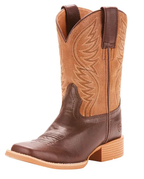 Kid’s Ariat Brumby Western Wide Square Toe Boots
