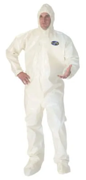 Kimberly-Clark Professional KLEENGUARD A80 WHT LRG HZRDGRD CHEM CV, 45663