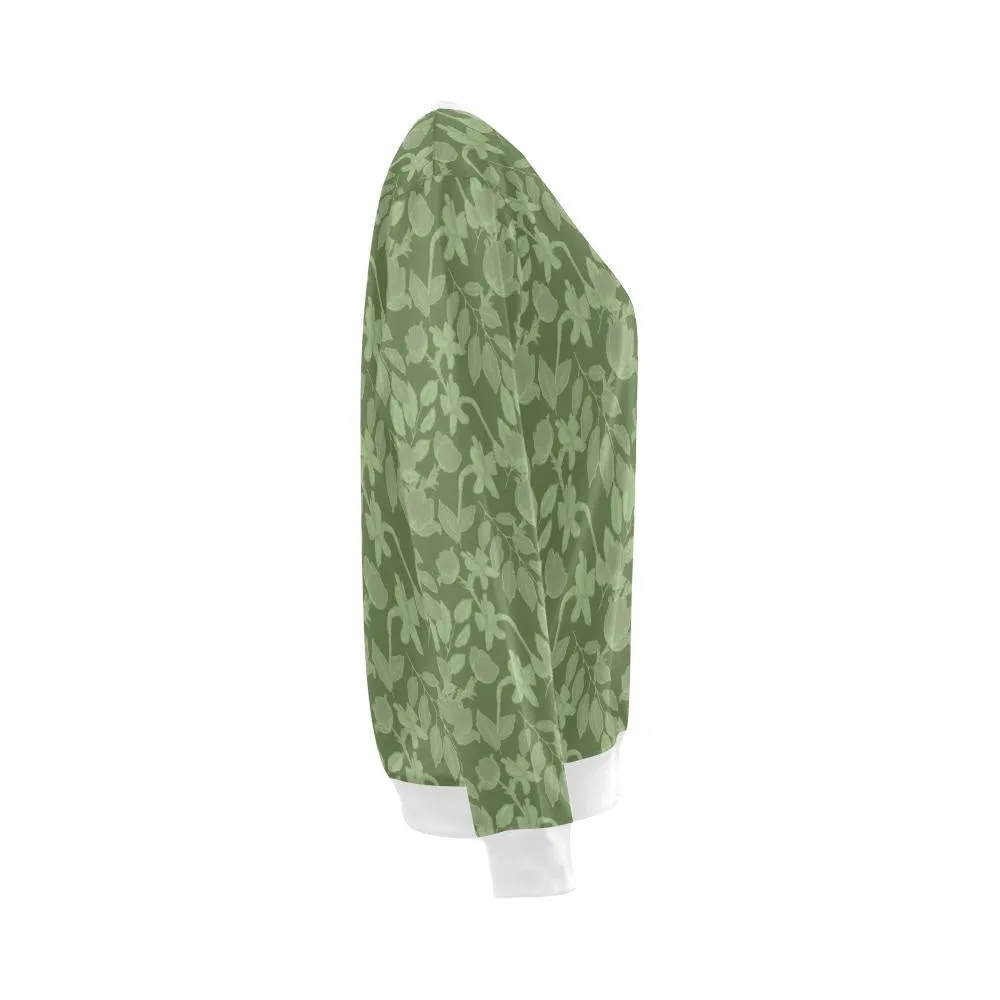 Lacey Green Crewneck Top