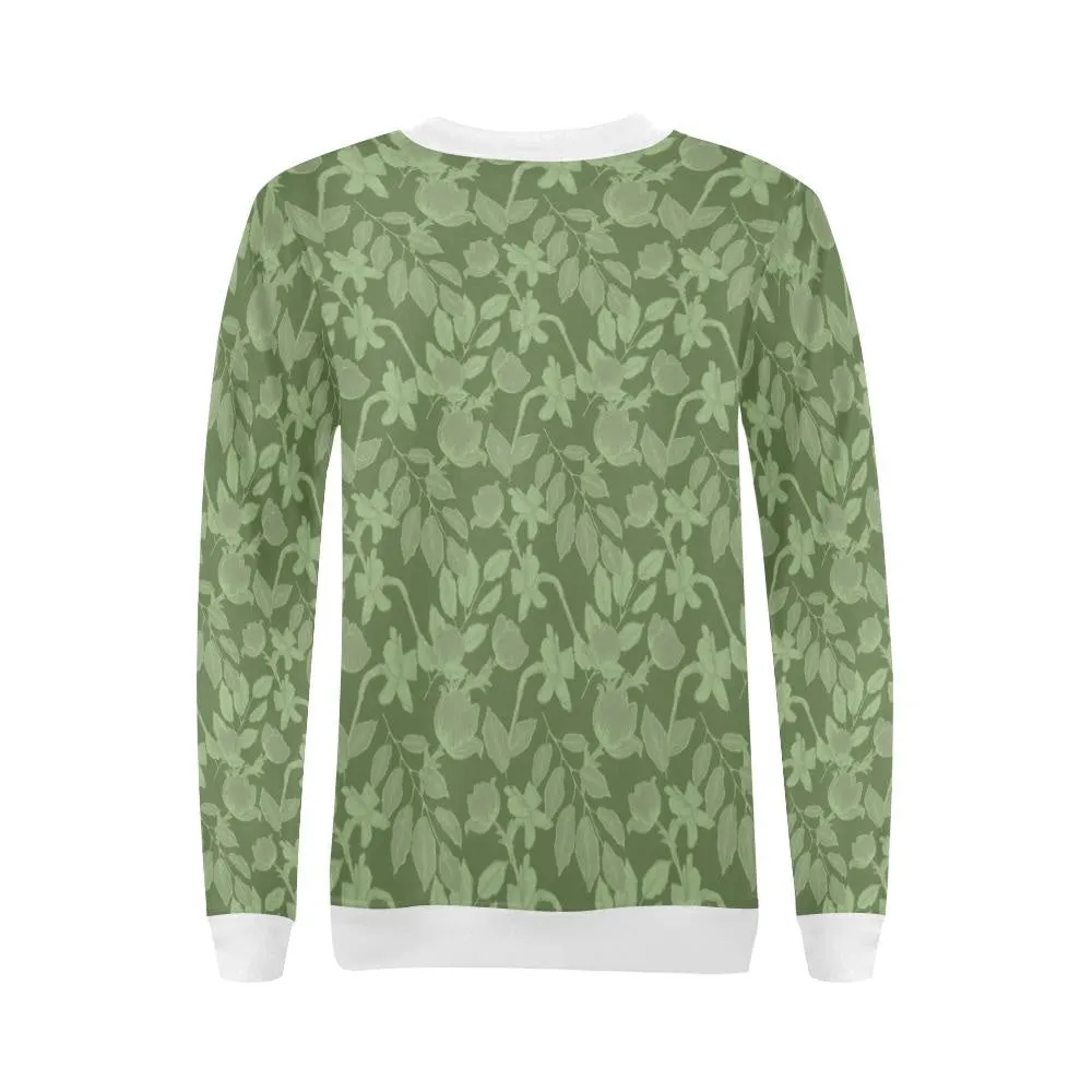Lacey Green Crewneck Top