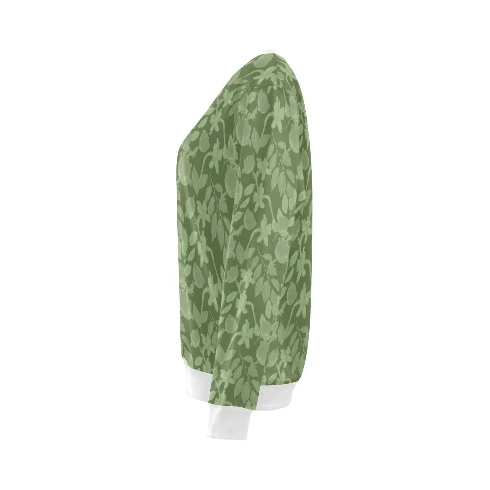 Lacey Green Crewneck Top