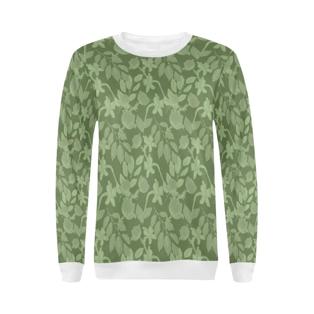 Lacey Green Crewneck Top