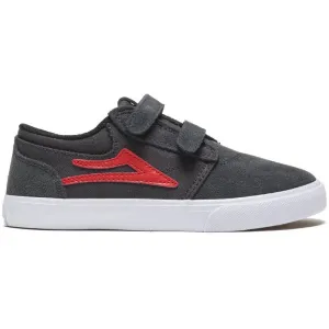 Lakai Griffin Kids Charcoal/Flame Suede
