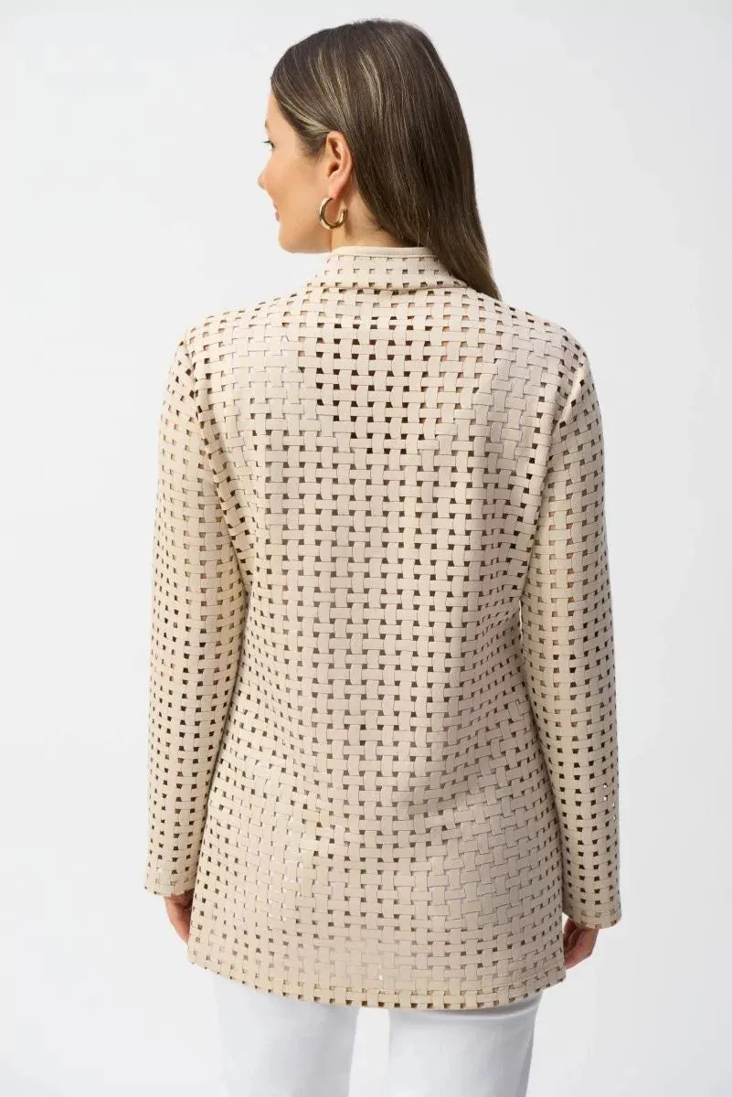 Laser Cut Suede Straight Cover-Up Style 251103