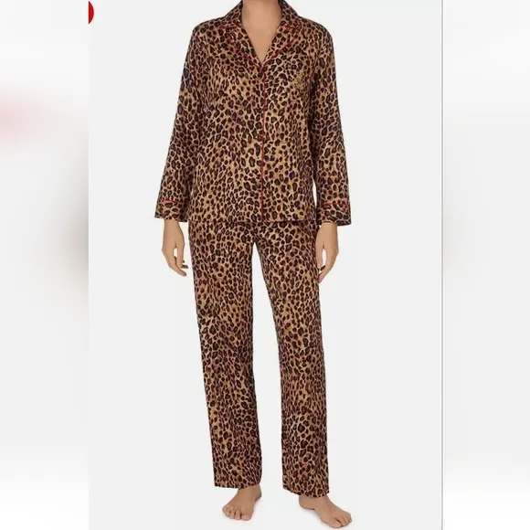 Lauren Ralph Lauren Leopard Print Lounge Set. XL. Like New.