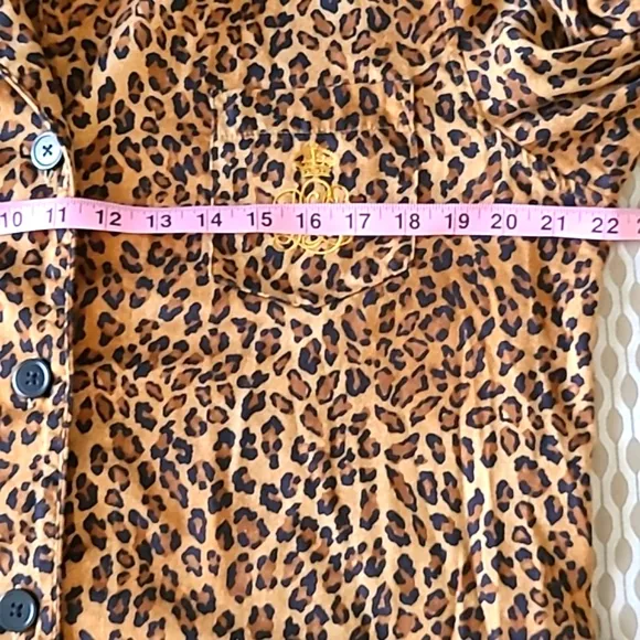 Lauren Ralph Lauren Leopard Print Lounge Set. XL. Like New.
