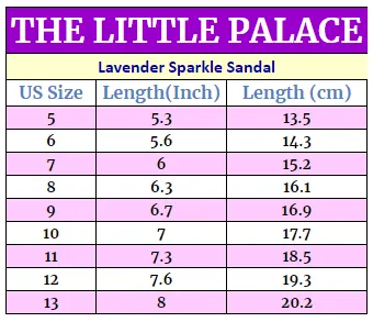 Lavender Sparkle Sandal