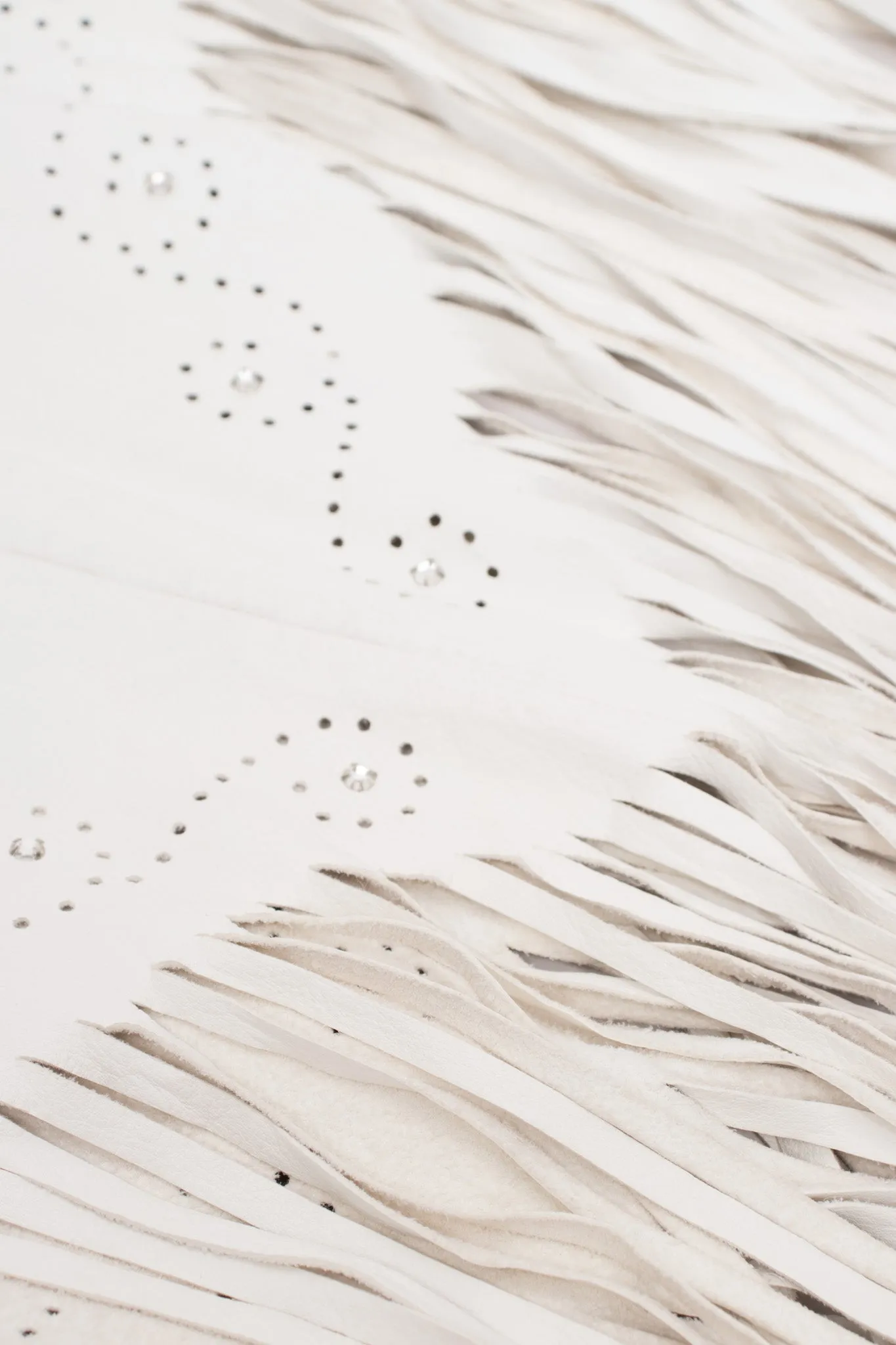 Leather Fringe Halter Dress