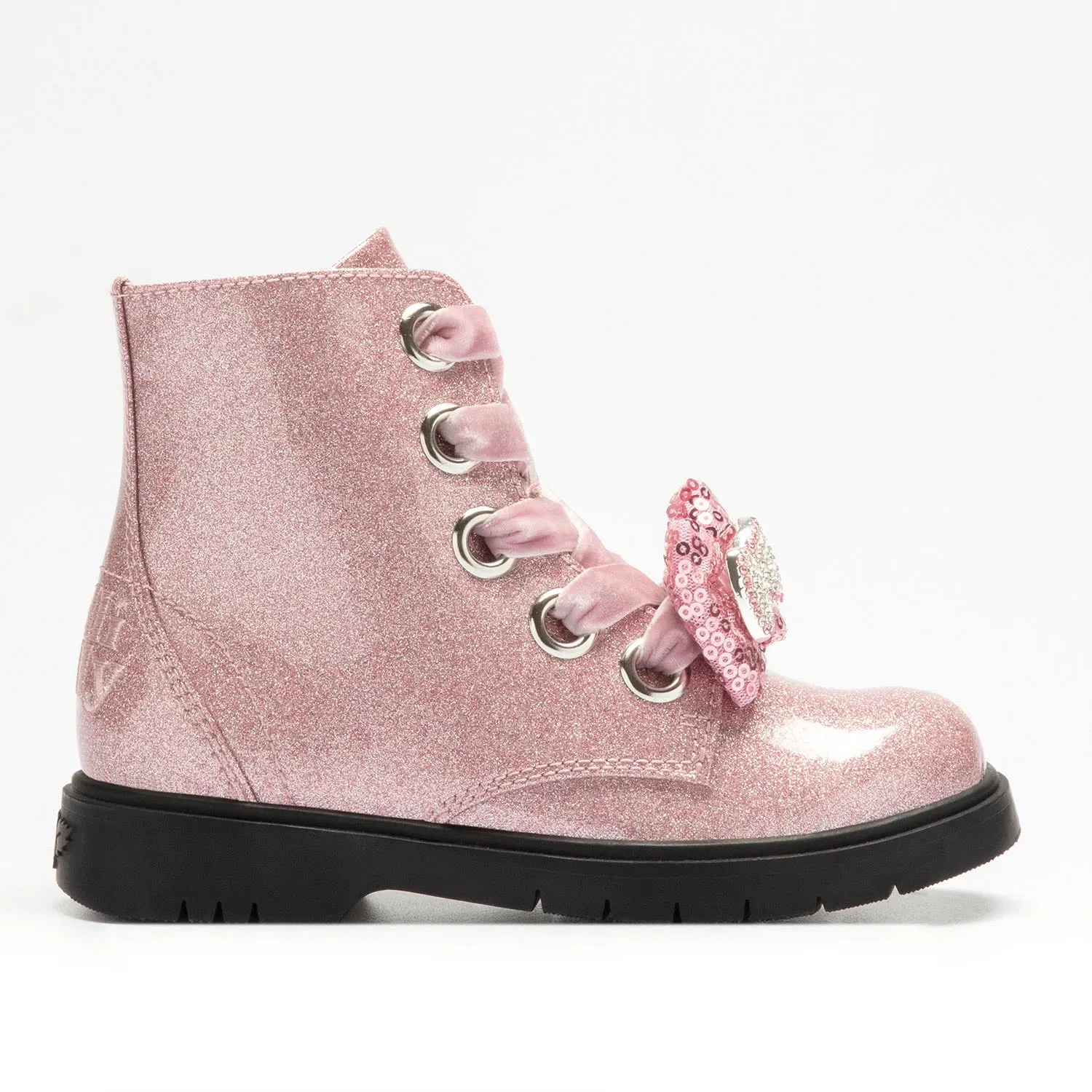Lelli Kelly Pink Sparkly Bow Boots