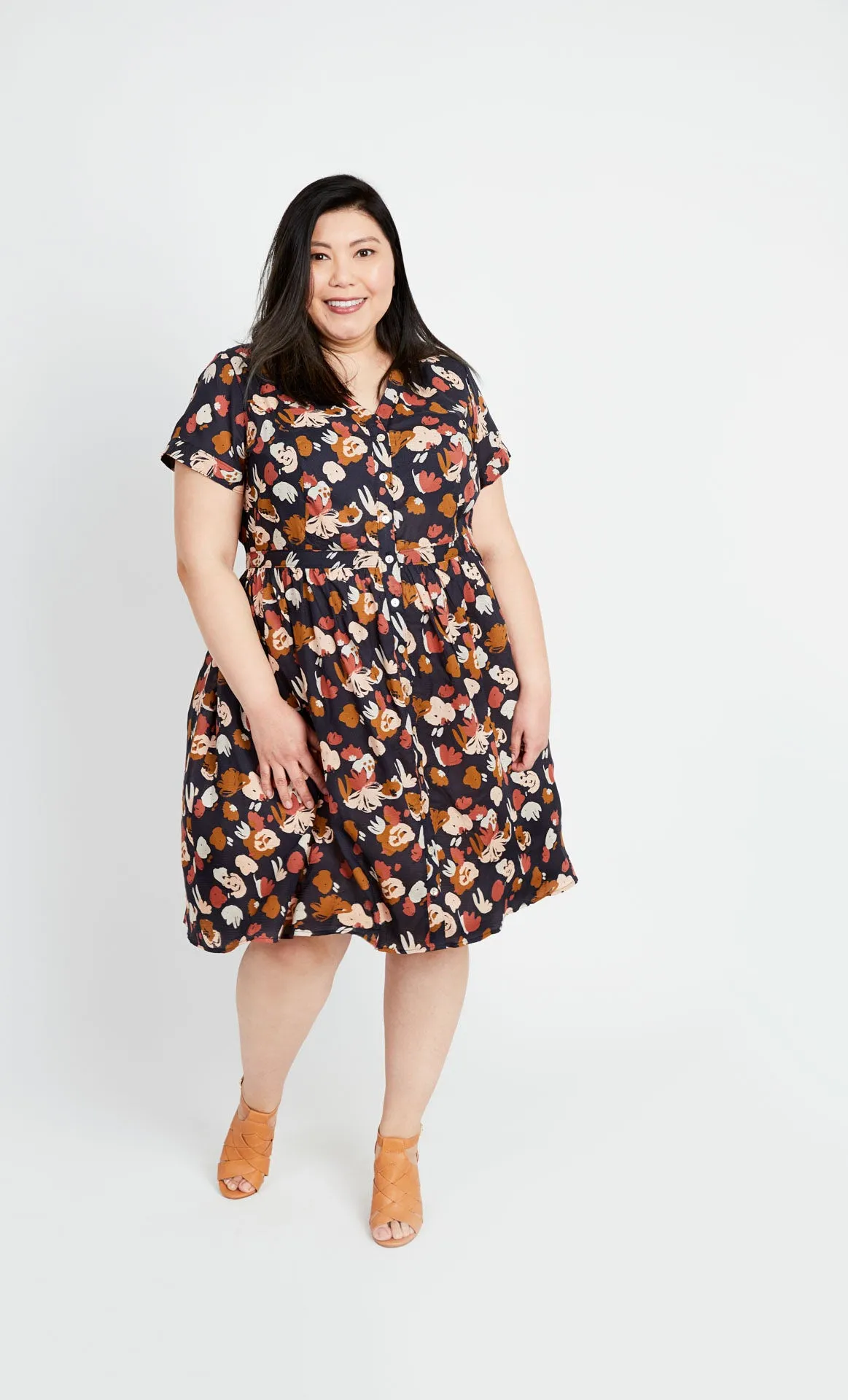 Lenox Shirtdress 12-32 printed pattern: Wholesale