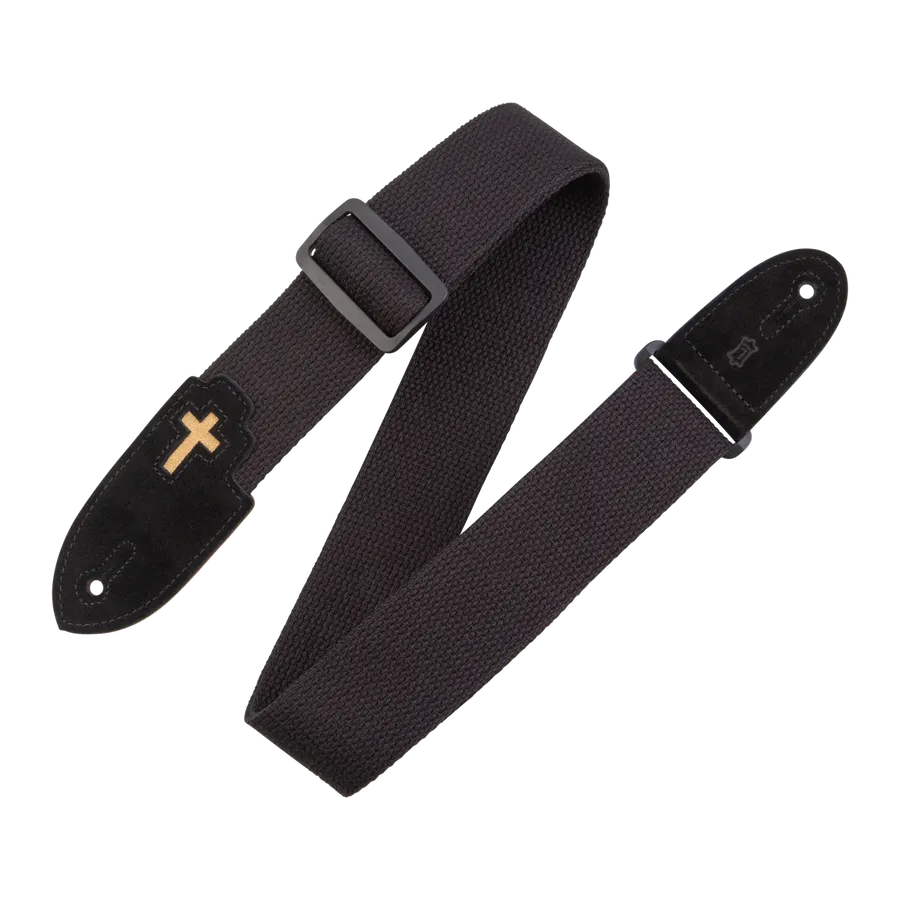 Levy's MC8C-BLK 2" Cotton Cross Strap