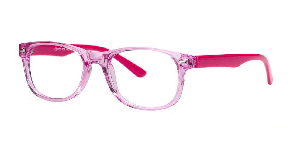 Loris Kids Unbreakable Flexible Bendable Square TR90 Eyeglasses, K-206