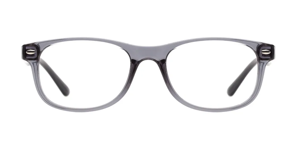 Loris Kids Unbreakable Flexible Bendable Square TR90 Eyeglasses, K-206