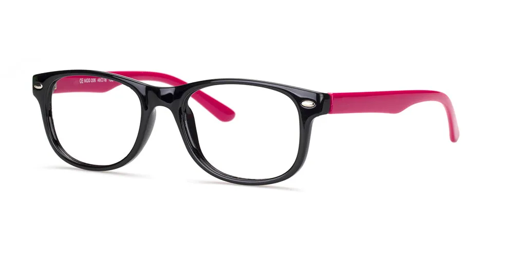 Loris Kids Unbreakable Flexible Bendable Square TR90 Eyeglasses, K-206