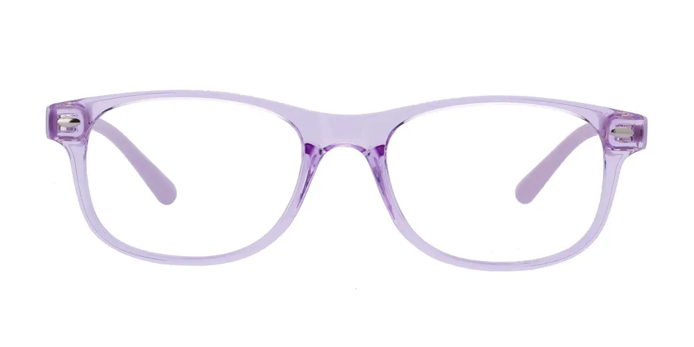 Loris Kids Unbreakable Flexible Bendable Square TR90 Eyeglasses, K-206