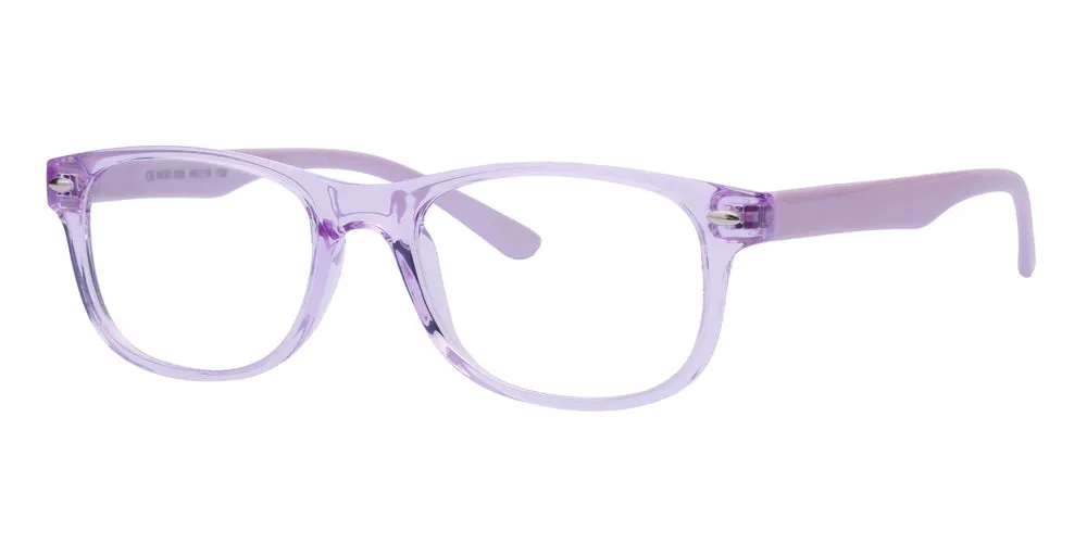 Loris Kids Unbreakable Flexible Bendable Square TR90 Eyeglasses, K-206