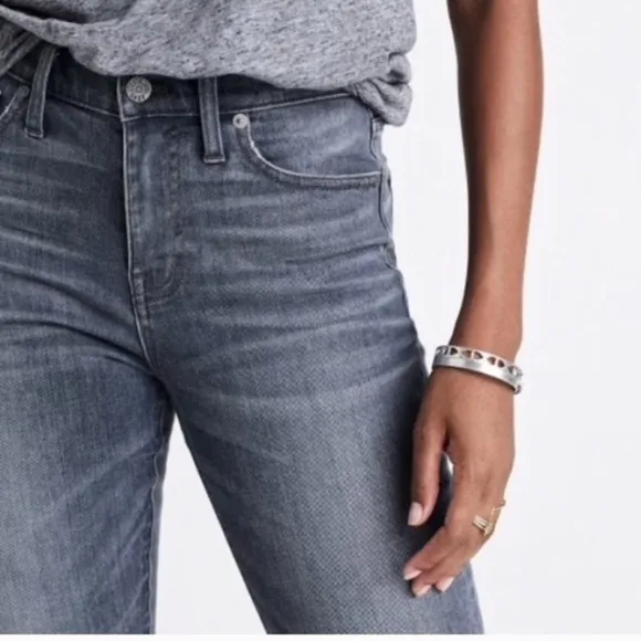 Madewell 9” High Riser Skinny Skinny Gray Wash 25