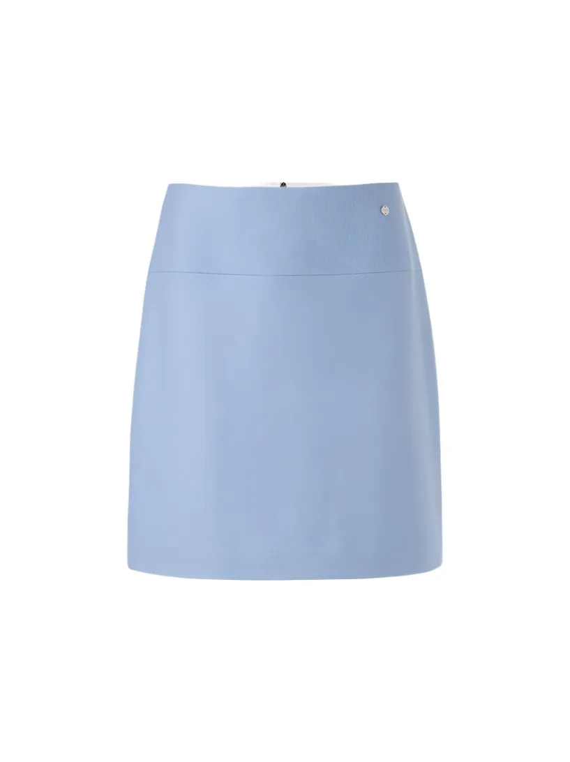 Marc Cain Wool Mini Skirt in Squill