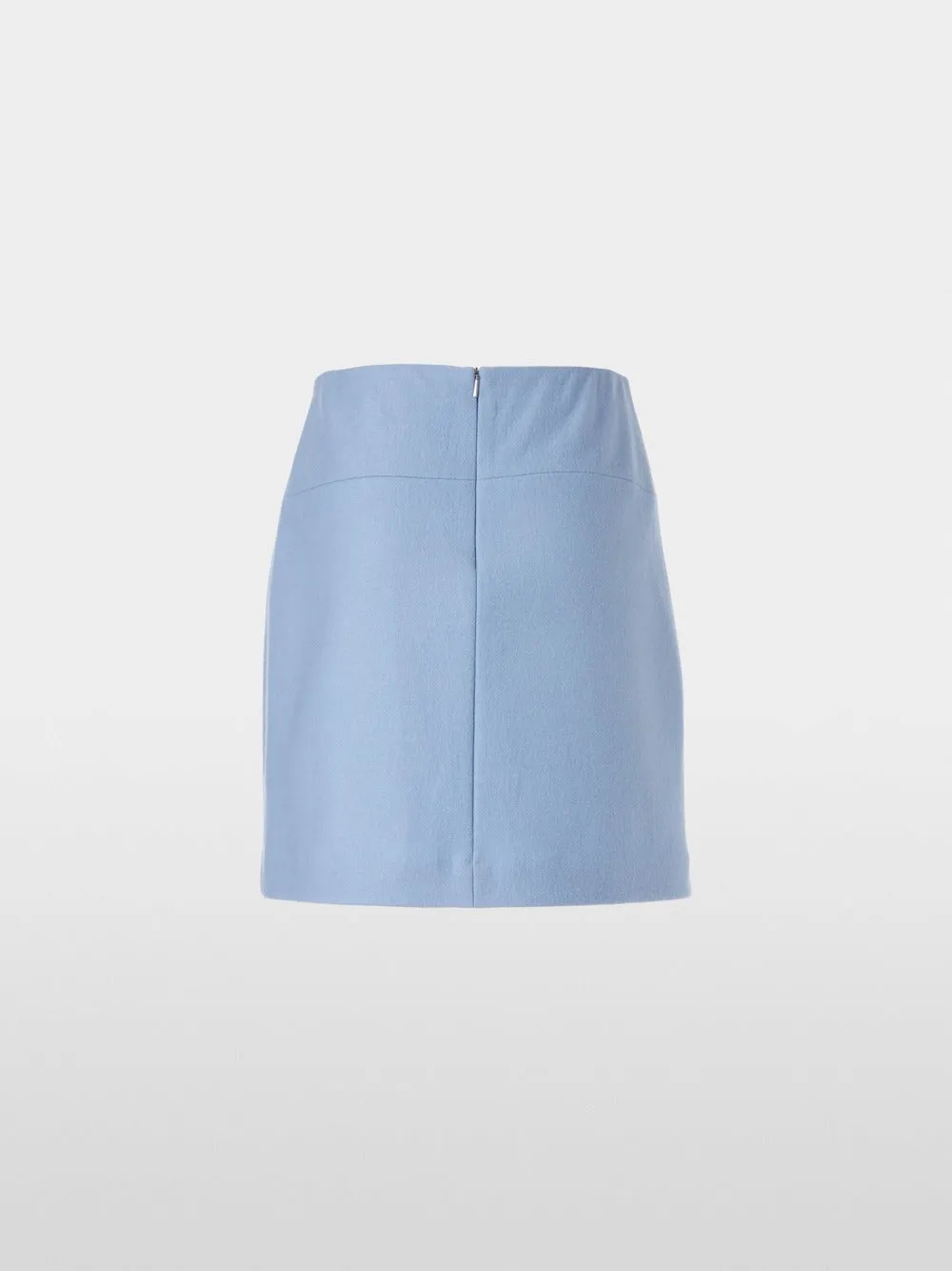 Marc Cain Wool Mini Skirt in Squill