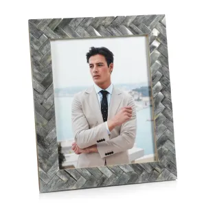 MAYFAIR WOVEN BONE 8X10 FRAME
