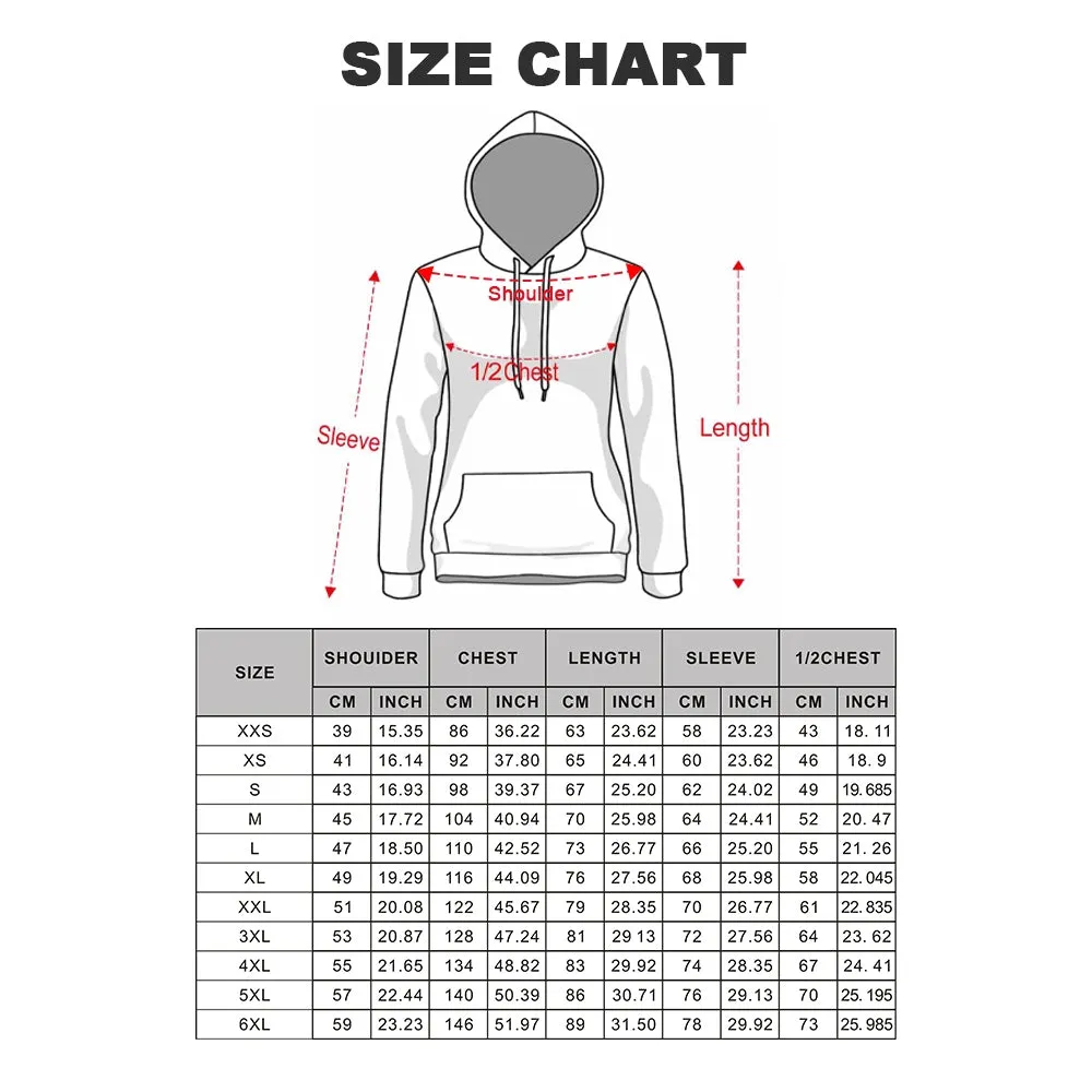 Men's Stylish Loose Poker Pattern Hoodie 2408002190