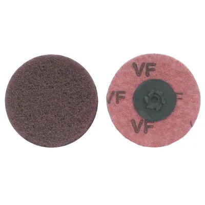 Merit Abrasives PowerLock Buffing Discs-Type I, 2 in, Coarse, 08834161627