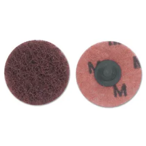 Merit Abrasives PowerLock Buffing Discs-Type III, 3", Medium, 08834166308