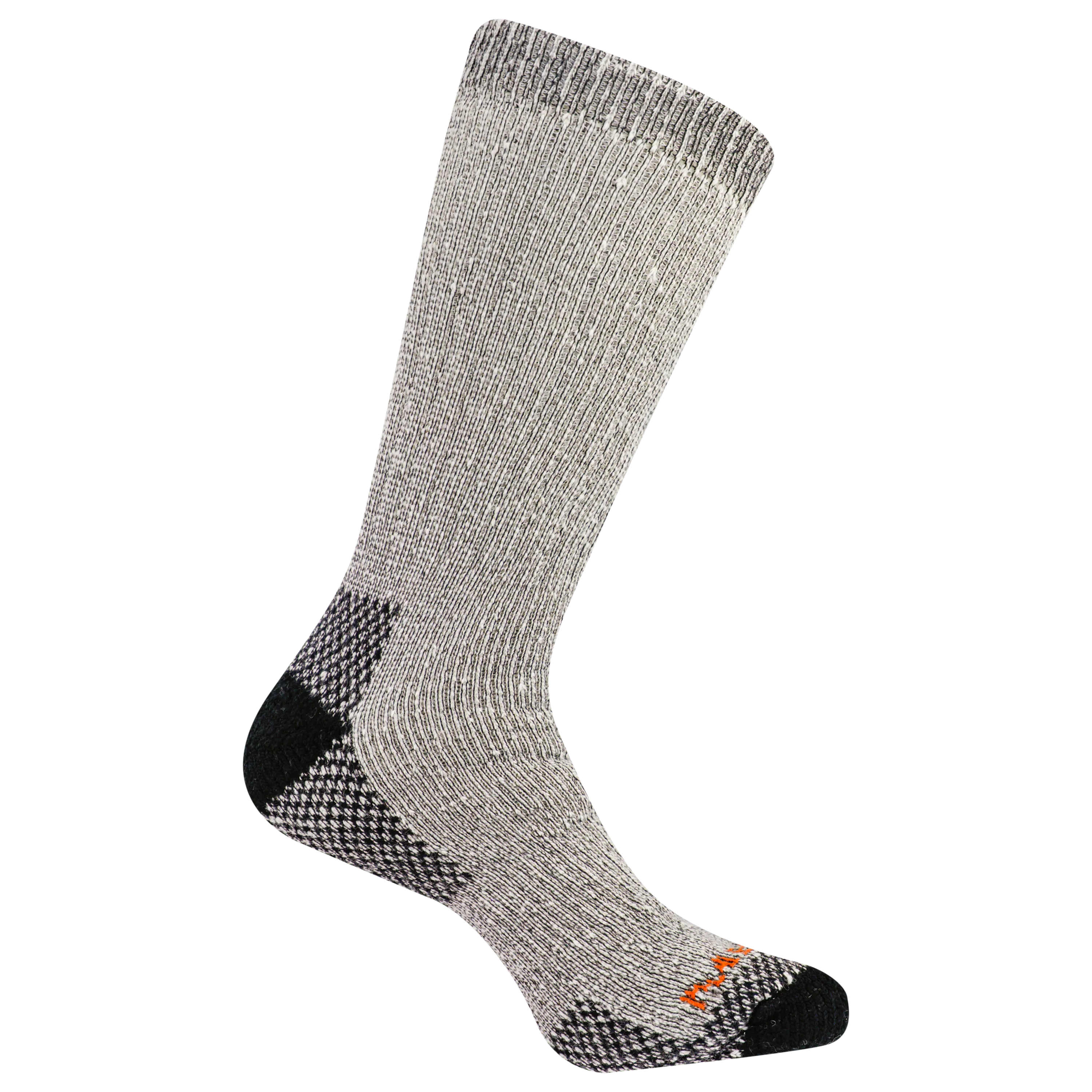 Merrell Heavyweight Insulating Merino Wool Hiker Crew Socks with Blister Protection