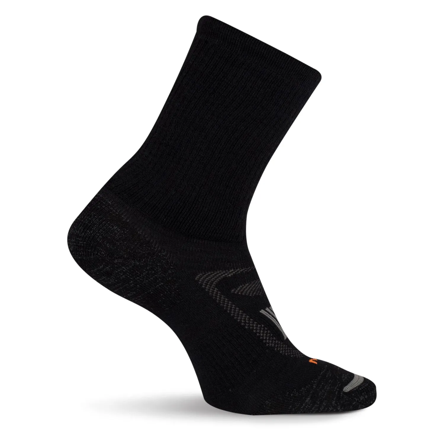 Merrell Merino Wool Zone Cushion Comfort Hiking Crew Sock with Blister Protection and Fast Dry Moisture Wicking