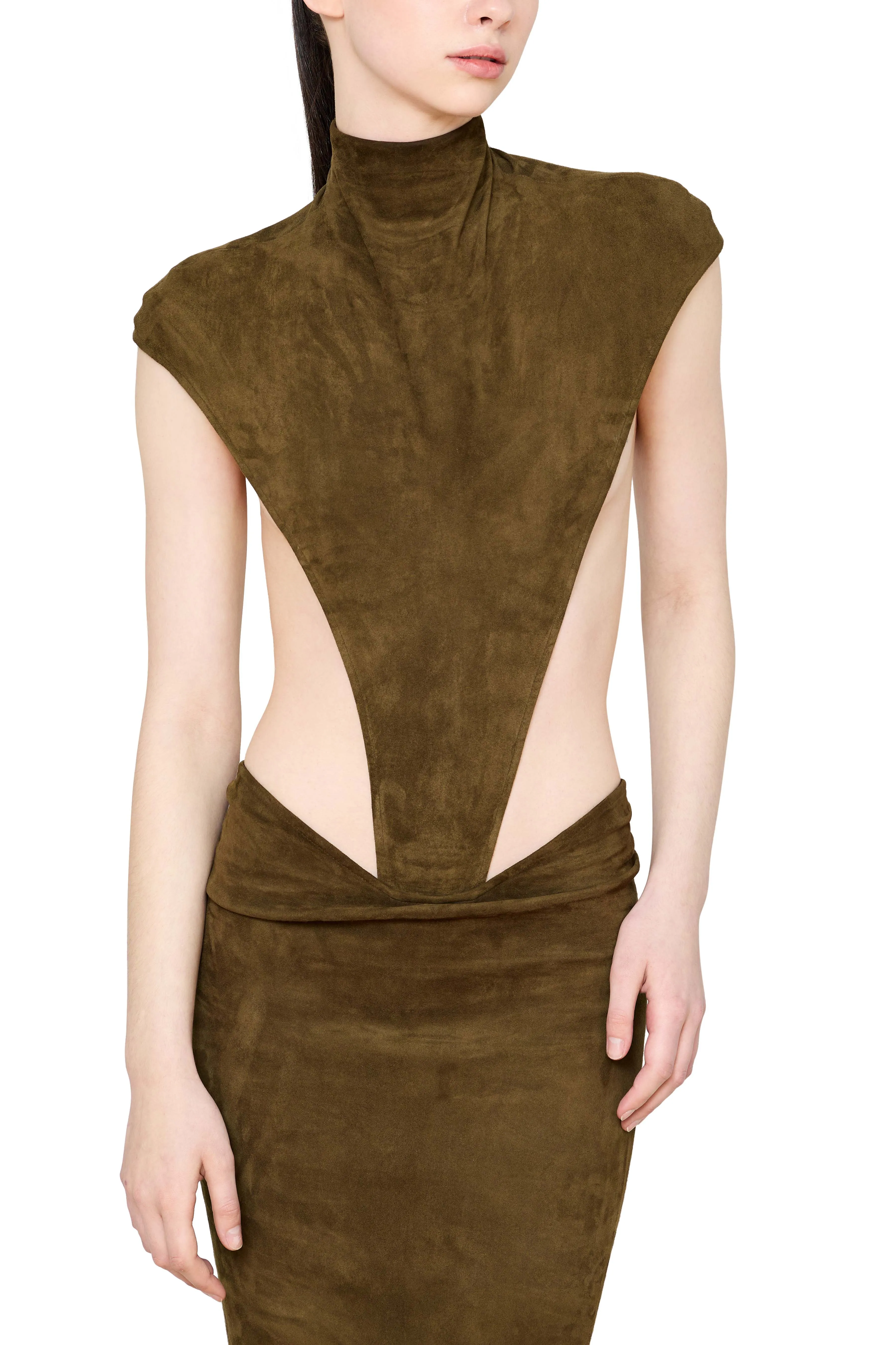 Mock Neck High Bodysuit